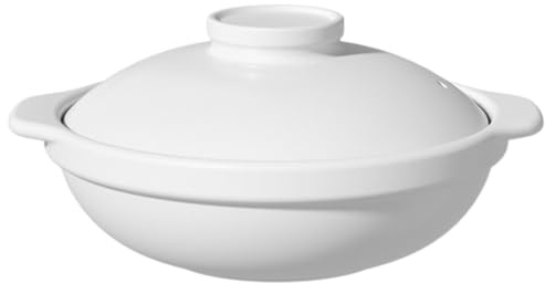 MAGICLULU Pentola Per Stufato Con Coperchio Pentola In Ceramica 1. Casseruola In Ceramica Da 3L Di Terracotta Pentole Di Terracotta Per Zuppa Giapponese Per