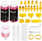 sealantkit Kit Spurgo Freni per SHIMANO, TEKTRO,MAGURA Freni a Disco Idraulici.Incluso 120 ML di Liquido Minerale per Freni, Imbuto Trasparente.