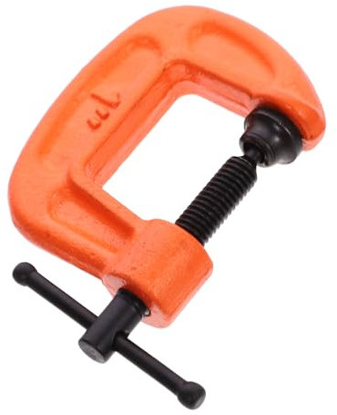 BELLIFFY 4pcs Mini 1-inch g Clamps Set Universal Desk Mounting Clamps Small Heavy-Duty Desktop for DIY Model Making and Professional Woodworking