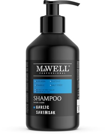M&WELL Knoblauch Brennessel BOOSTER Shampoo gegen Haarausfall und fettiges Haar 1000ml