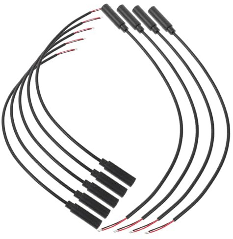 SECFOU 10pcs Replacement Headphone Cable Braided Mono Audio Wire Female Jack Speaker Cable Earphone Connector Cord Compatible Phones Players and Consoles