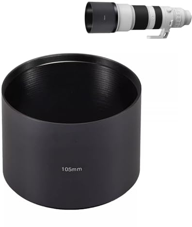 VBESTLIFE Metal 105 Mm Tornillo de Rosca Tele Zoom Campana para Deportes 60-600 Mm F/4.5-6.3 DG OS HSM, Apto para Deportes 150-600 Mm F/5-6.3 DG OS HSM