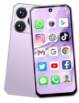 Longben Mini Unlocked Smartphone, 4G Android System 12, 3.88 Inch Full Screen, Dual Sim Card, 2MPx+5mMP HD Camera, 1950mah Long Lasting Battery Life, Gps/Wifi/Face Recognition/Otg(4GB+64GB Pink)