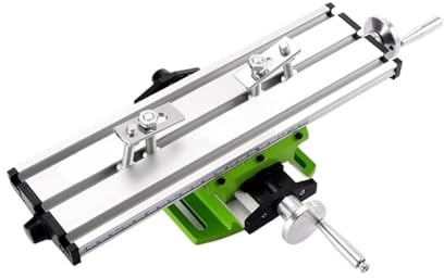 Drehmaschine, Drehmaschine, Mini-Fräsarbeitstisch, Multifunktions-Bohrschraubstock, Arbeitstisch, Bankkreuz, für die DIY-CNC-Bearbeitung von Holzstein