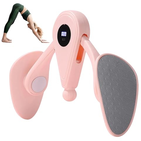 Allenatore per gamba interna - Allenatore di fitness portatile | Dispositivo di allenamento gamba interna con schermo contatore - Per donne uomini ragazze anca gamba casa fitness allenamento yoga