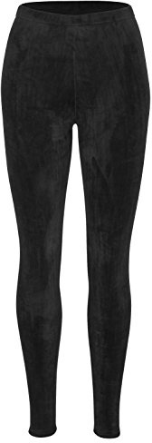 Tobeni Donna Leggings Invernali con Fodera Orsacchiotto Termici Extra Accoglienti e Caldi Colore Nero Taglia S-M