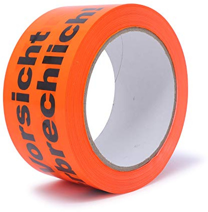 gws Ruban adhésif de signalisation en PVC - Orange - Résistant - Qualité professionnelle - 50 mm x 66 m