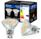 PRCNL Lampadine LED GU10 2700K Bianco Caldo 8.5W 940 Lumen Equivalenti 125W Lampada Alogena. AC 230V No Flicker Faretti, Faretto 120 ° Spot, 2 Pack