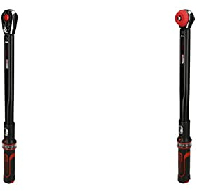KS TOOLS 516.1542 - Clé Dynamométrique Gamme Ergotorque Précision - Clef Dynamometrique 1/2'' à Cliquet Réversible - 40-200 Nm & Clé Dynamométrique - Clef 3/8 à Cliquet Réversible - 10-50 Nm