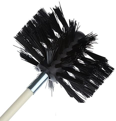 100/150mm Chimney Sweep Brush,Chimney Dryer Vent Cleaning Brush, Dry Duct Sweep Tool Bristle Head Nylon for Dryer Vent Cleaning