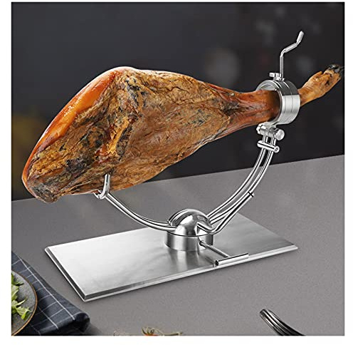 Soporte Jamonero plegable 1 Set Pitter práctico Rack decorativo de acero inoxidable for jamón, rejilla de jamón, herramientas de la fiesta de la cocina for el hogar Soporte jamonero profesional