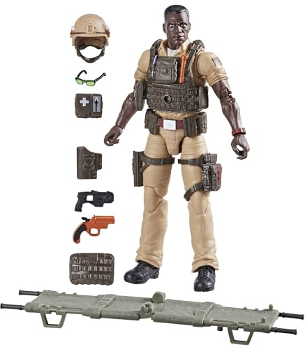 G.I. Joe Classified Series #122, Carl Doc Greer, Sammelfigur 15,2 cm, Actionfigur mit 7 Zubehörteilen