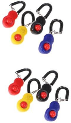 Sosoport 8 Stück Hundetrainings-clicker Mit Gurt Haustier-Werkzeug Für Gehorsamstraining