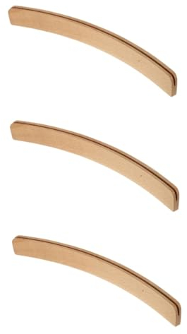 Abaodam 3stücke Kurvenförmiger Spielkartenhalter Aus Holz Robuster Kartenständer Für Komfortables Spielen Praktischer Tischkartenhalter Für Senioren Als Fotoständer