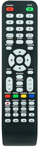 Telecomando Sostituzione Compatibile con AKAI LED TV AKTV5037N, | AKTV5541FN, AKTV 5037 N, AKTV 5541 FN, AKTV 5037N, AKTV 5541FN