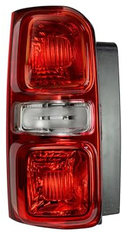 Generisch Rückleuchten Passend für Peugeot Expert/Citroen Jumpy III ab 2016- Links Rot/Weiß Heckleuchte Rücklicht 9808243180 mit E-Prüf