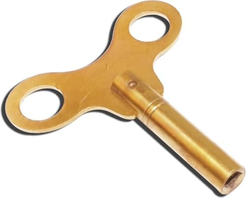 Schlüssel zum Uhrenaufzug, mechanischer Uhrenkurbelaufzieher, Schlüsselwerkzeug, Messing hergestellt (Schlüssel Nr. 15–6 mm Innendurchmesser)