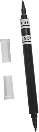 Ciieeo Edible Dual Tip Baking Marker Pen Black Food Coloring Pen for Cake Decorating Cookie Icing Drawing DIY Dessert Writing