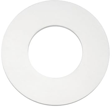 YINETTECH 1pc Cuisine robinet Large Base Réparation Rondelle Aluminium Accessoires de Réparation Plat pour Robinet Douche Fix Argent