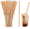 Lot de 500 pailles en papier, 19,7 cm x 6 mm, pailles en papier biodégradable, jetables, en papier kraft solide, pour boissons, fêtes, mariages et occasions