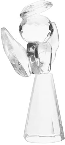 Cabilock Decorazione Per La Scultura Di Un Angelo Di Cristallo Con Statuetta Di Salice Adorabile Statua Di Un Angelo Per La Casa