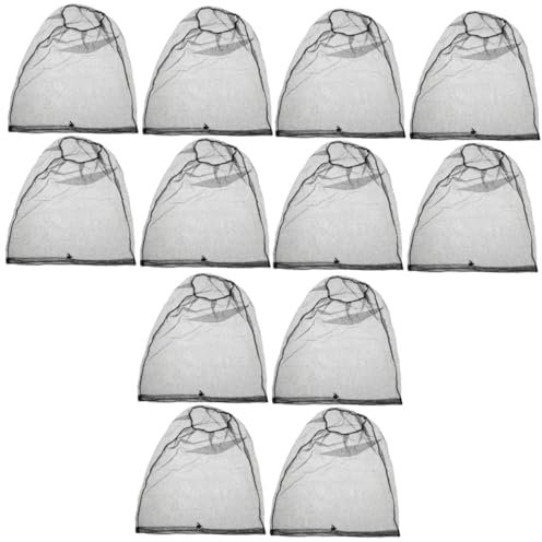 JOINPAYA 3 Ensembles Chapeaux De Protection Moustiques Respirante pour Activités Extérieures Noir 4 Pièces * 3