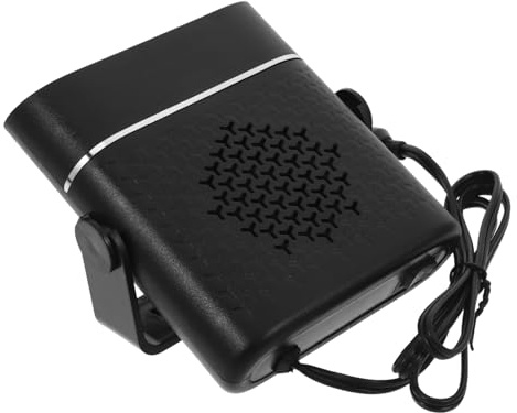 MOTHNUR Chauffage Monté Sur Voiture 12v Noir Compact Réglable, Dégivreur De Véhicule Portable, Chauffage Automatique Pour Pare-brise, Utilisation Hiver Pour Voiture