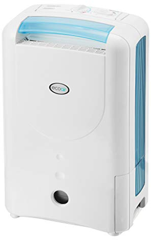EcoAir DD1 Simple Blue MK3 Desiccant Dehumidifier | Rotary Dial | 7.5 L/Day | Quiet 34dBA | Anti Bacterial Filter | Laundry | 6Kg