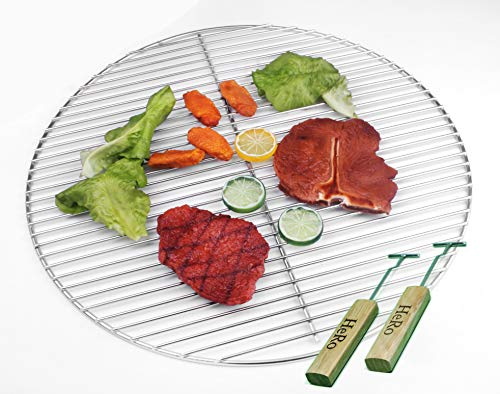 Hero 24 - Griglia in acciaio INOX 54,5 cm 4/3 mm per barbecue a sfera 55-56 - 57 cm Anche per Weber 57