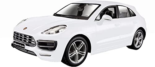 Bburago Modellauto 1:24 Porsche Macan, Weiß