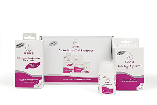 ELANEE Beckenboden-Training-Sparset mit 3 Produkten, effektive Stärkung der Beckenbodenmuskulatur mit Vaginalkonen, inkl. Gleitgel auf Wasserbasis (760-00)