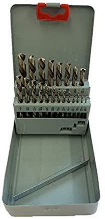21pc HSS Left Hand Drill Set Imperial Sizes 1/16 - 3/8