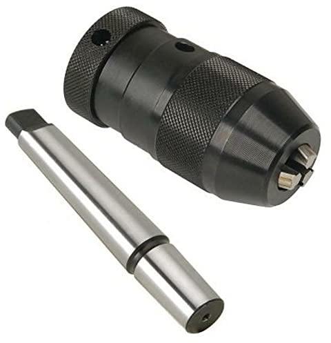 Mandrino Autoserrante 16mm Per Trapano Colonna Attacco Conico B 16 Adattatore Mt2 Mandrino per Tornio Senza Chiave 1-16 mm
