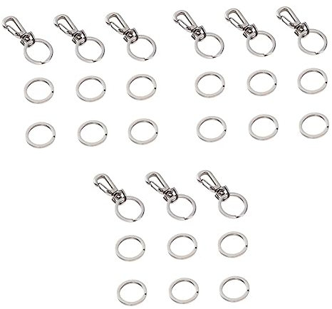 Mipcase 9sätze Hundemarken Clip Teilig Strapazierfähig Mit -ringen Für Hunde Und Katzen Anbringen An Halsbändern Und Geschirren Sicheres Halten Von Id-tags