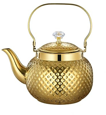 1200ml Théière en acier inoxydable, Style moderne, Bouilloire avec infuseur amovible - Parfait pour filtrer le thé ou d'autres thés de fruits