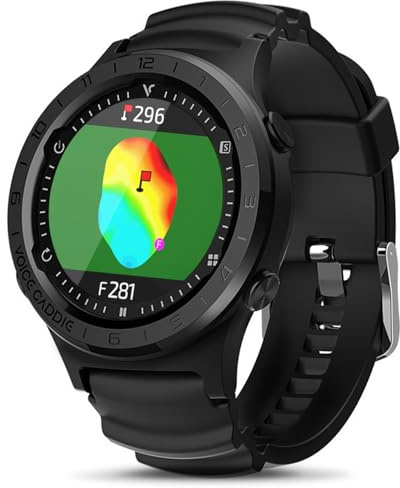 Voice Caddie A3 Lightweight Hybrid Golf GPS Watch | Slope Mode, Color Touchscreen, Green Undulation | 40,000 Worldwide Preloaded Courses | Unisex Golf Watch for Men & Women