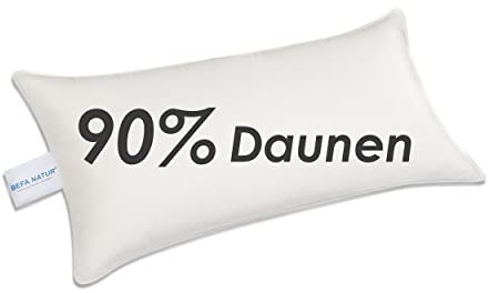 BEFA NATUR Daunenkissen 60x80 cm aus 90% Daune und 10% Federn, Öko-Tex 100 Klasse 1 Zertifiziert, Downpass - Programm und Preise für Hotellerie und Geschäftskunden