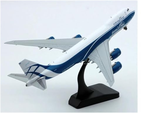 Ferngesteuertes Flugzeug XX4163 Wings 1:400 Air Bridge Cargo Boeing B747-8F Druckguss-Flugzeugmodell VP-BBL Mit Ständer
