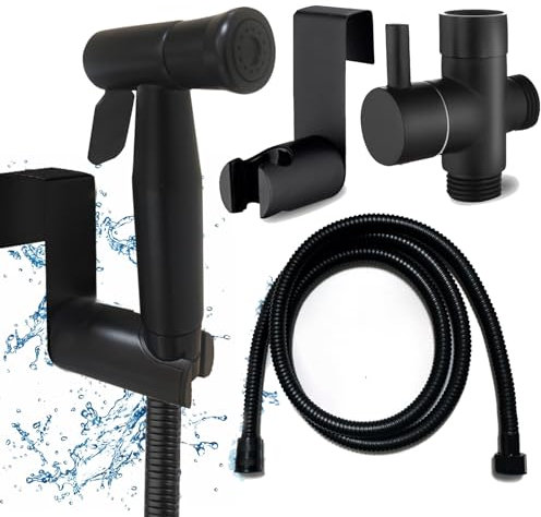 Yunlism Handheld Bidet Sprayer for Toilet, Stainless Steel Toilet Water Spray Bidet Attachment with Hose, for Pet Dog Bath,Bathroom Cleaning and Personal Hygiene