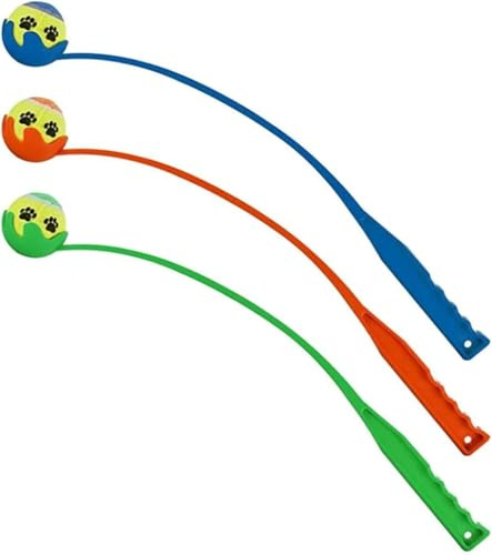 DIOXSTAR Dog Toy Ball Launcher, Ergonomic Design, Long-Range Throwing Capability, Perfect For Outdoor Adventures, Interactive Play, Comfortable Handling