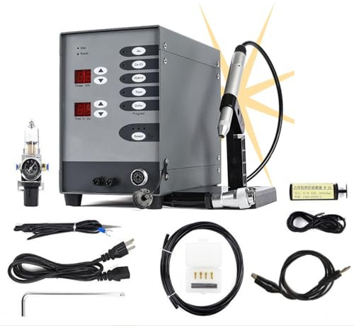 Soldador permanente de joyería, máquina de soldadura por puntos de arco de tungsteno de pulso 100A, oro sólido soldable, aluminio, soldadura de titanio y ortodoncia, para reparación de joyas, pieza de