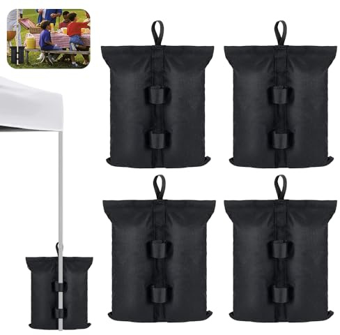 Pavillon Gewichte,4 Stück Sandsäcke zum Beschweren,Sandsack Beschwerung 800D Oxford-Stoff,Pavillon Beschwerer 45x40cm für Pavillon,Garten,StrandZelt,Sonnenschirme