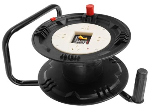 MAGICLULU Cable Reel Empty Spool Design Extension Cord Holder Plastic Wire Spool for Cord Management