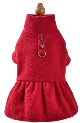 Hundemantel mit Kapuze Weihnachten Kaltwetter Pullover Zweibeiniges Kleid Welpen für Innen Outdoor Kleid Hundebekleidung Kleinkind Hunde Mädchen Weihnachten