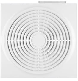 Ventilatore da pavimento, ventilatore di ventilazione, ventilatore di scarico quadrato da 30 cm, ventilatore da cucina, adatto per la ventilazione in garage, soffitte, negozi, pollai e bagno