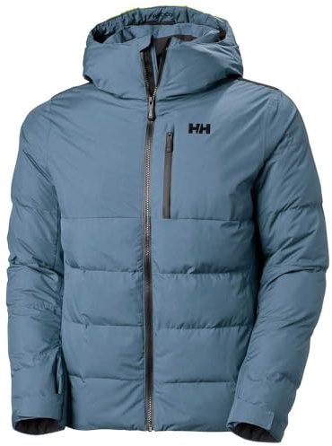 Helly-Hansen KVITFJELL Race Puffy Jacket - Men's Warm, Protective, Athletic-Insulated Ski Coat, 601 Washed Navy, M