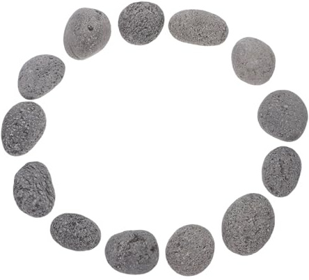 UPKOCH 1bolsa Rocas De Lava Volcánica Naturales para Fogatas Decoración De Chimeneas y Paisajismo Exterior Piedras Reutilizables para Barbacoa y Chimeneas De Gas
