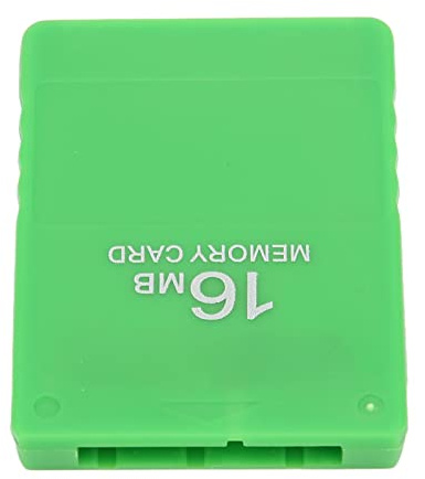 Yinhing 16 MB Höghastighets Spelminneskort FMCB1.966 Professionella Speltillbehör för Förbättrad Prestanda S Torage Kompatibel med Spel Perfekt för Spelare och Samlare (Grön)