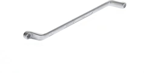 GEDORE Llave de doble anillo, Ancho de llave 6+7 mm, Acodada, En ángulo de 5°, Fina, De doce cantos, Perfil UD, Llave, 2 6X7