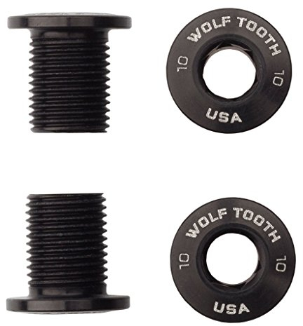 Wolf Zahn Komponenten Set von Kettenblatt Schrauben für 104 x 30T Ringe (10 mm lang)